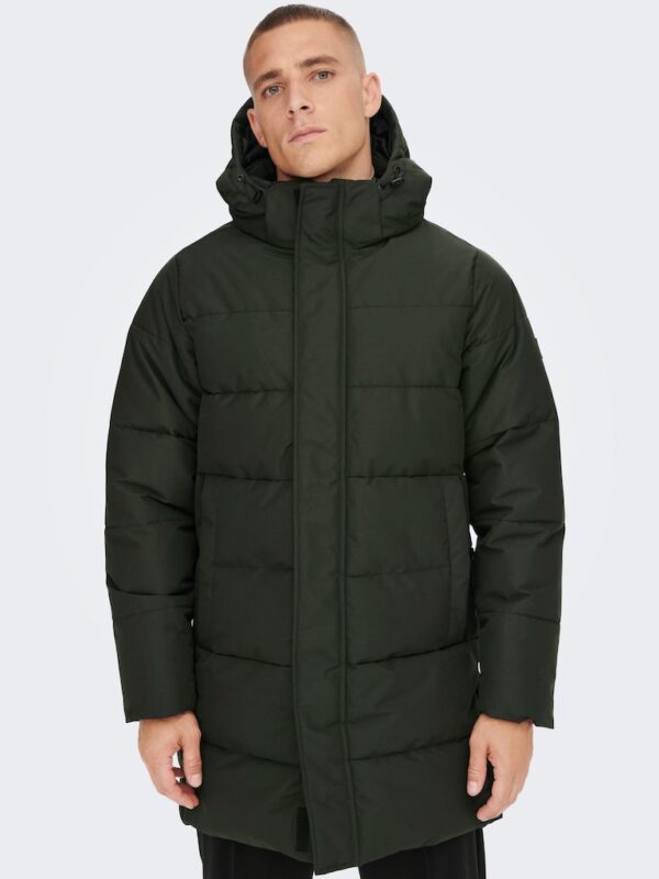 ONSCARL LONG QUILTED COAT OTW