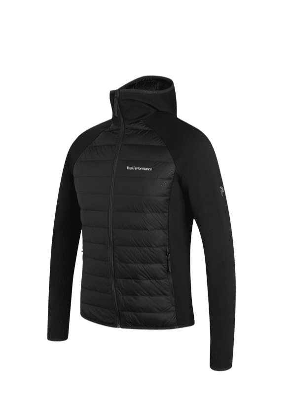 M Down Hybrid Hood Jacket-BLAC - Image 3