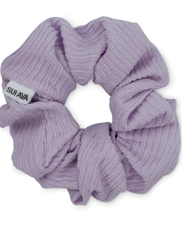 Zig-Zag Scrunchie, Violet - Image 1