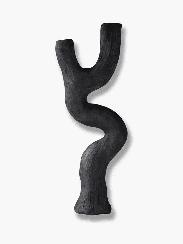 ART PIECE Candleholder - Black