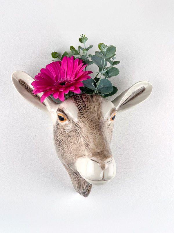 Goat Wall Vase
