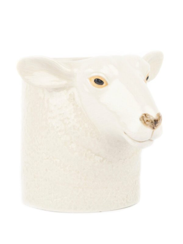 Suffolk Sheep White Utensil Pot