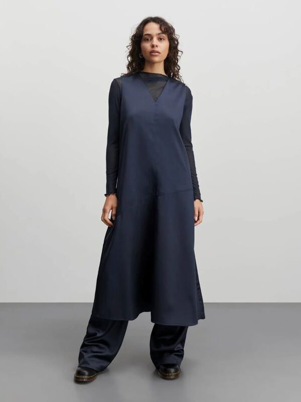 Heavy Satin Runa Dress