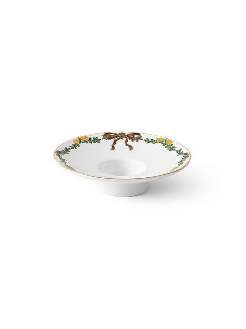 Stjerne Riflet Jul Lysestage, 15,5 cm