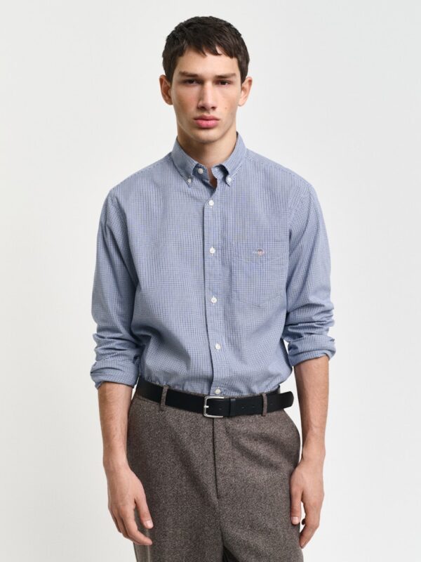 Reg Poplin Micro Gingham Shirt