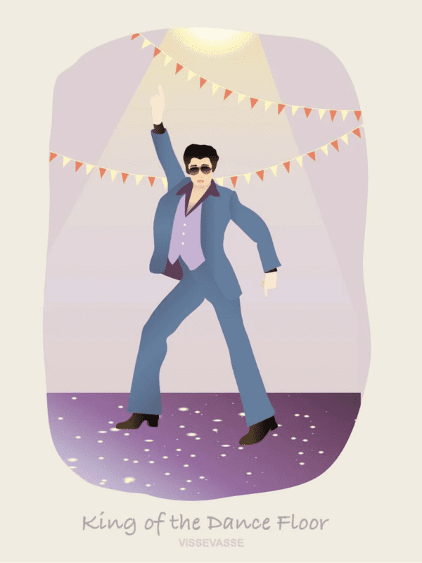 King of The Dancefloor - Greeting Card - A6