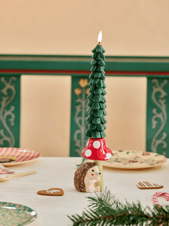 LED Candle i Xmas Tree Shape 2pack