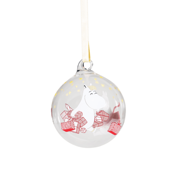 Moomin Christmas Bauble Gifts Ø7cm