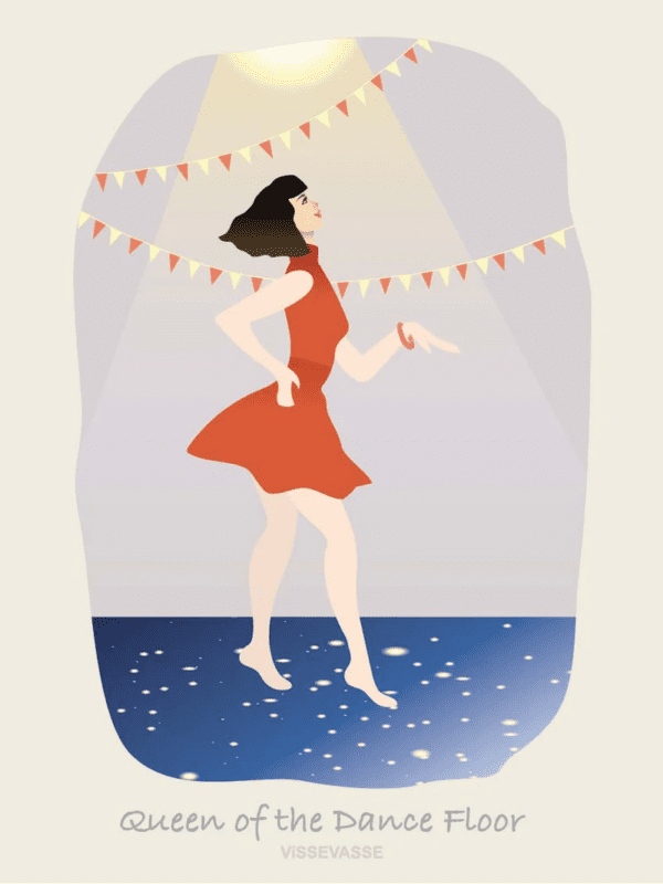 Queen Of The Dancefloor - Greeting Card - A6