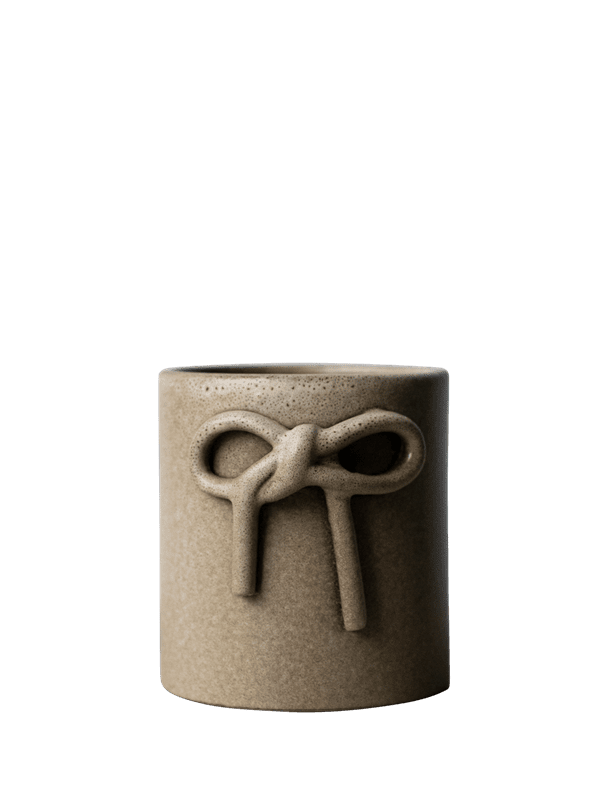 Bow Pot Small - Beige