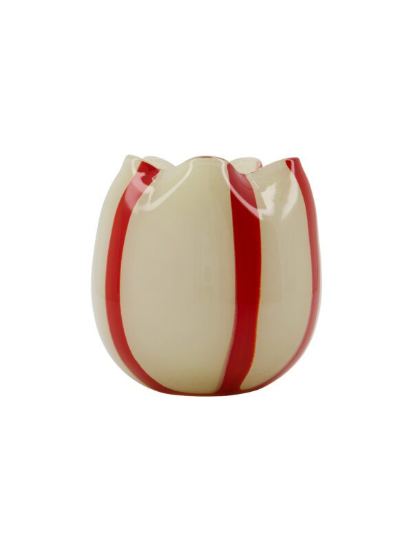 Tealight holder, HDGula, 'white/ Red