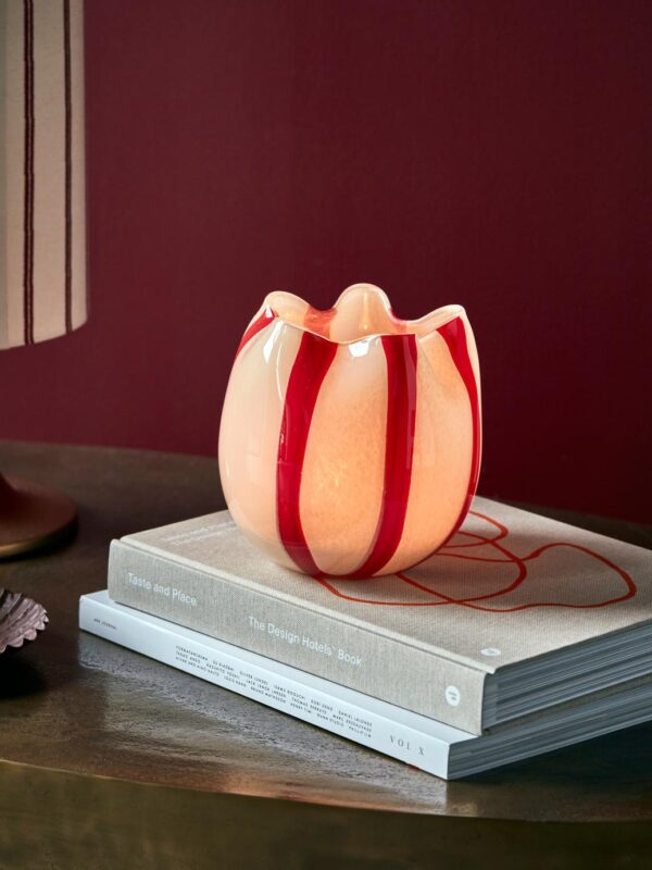 Tealight holder, HDGula, 'white/ Red - Image 2