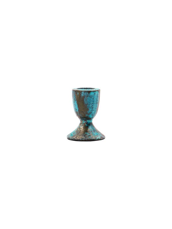 Candle stand, Antique green