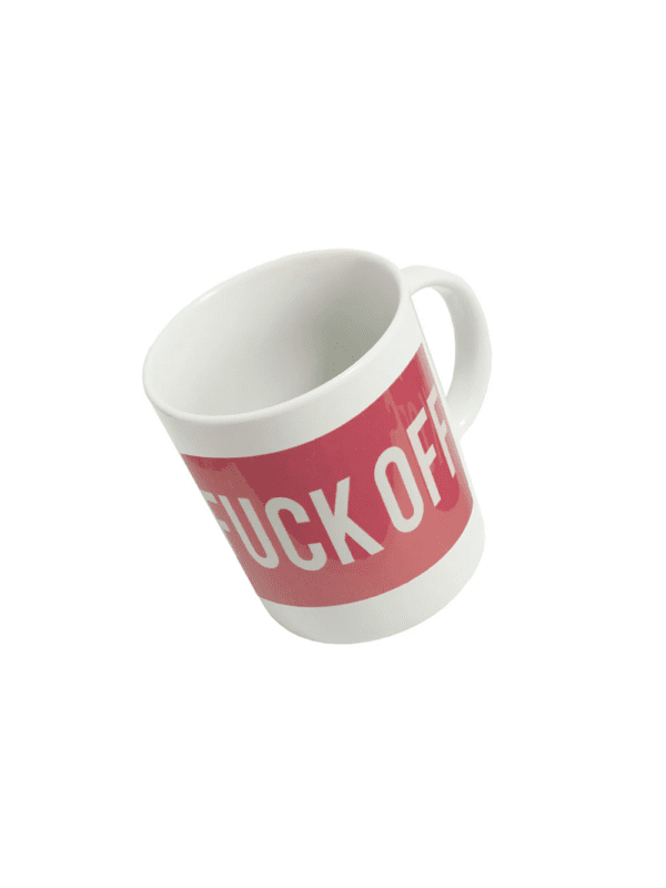 Taza "Fuck Off" Blanco & Rojo
