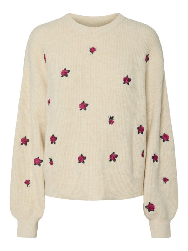 YASFLEUR LS KNIT PULLOVER S. NOOS