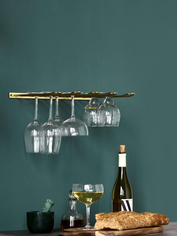 Glass Rack, HDStillio, ANtique Gold Finish
