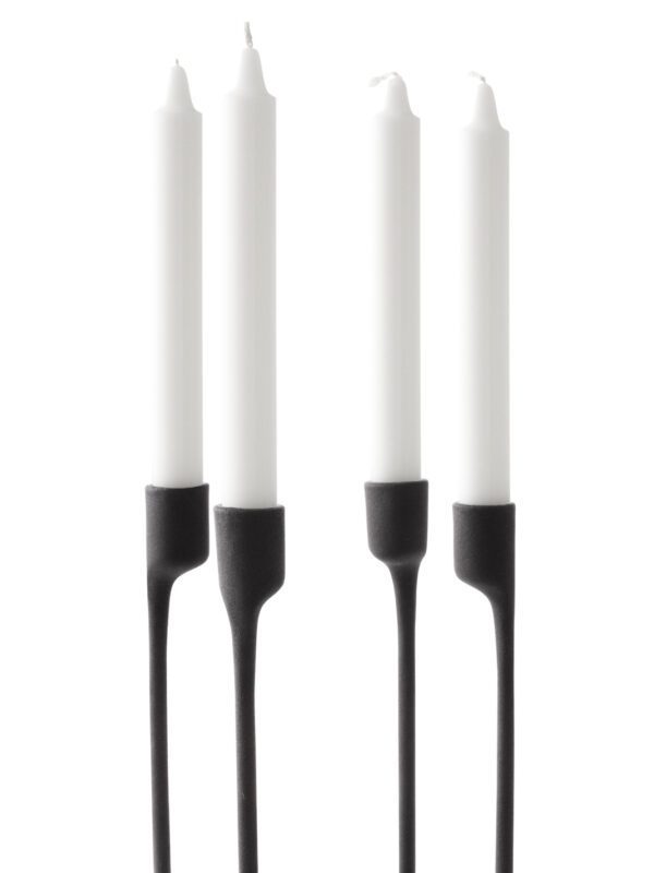 Heima 4-armed Candlestick Black