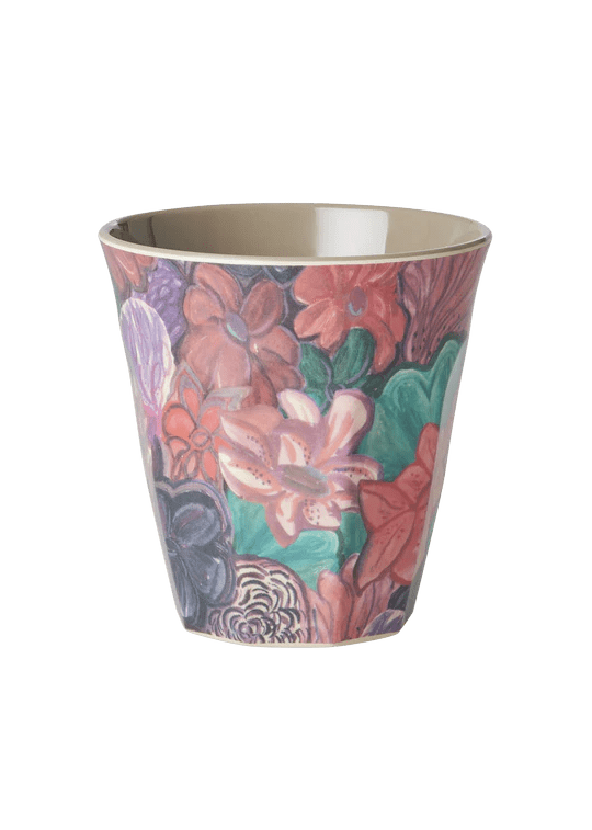 Melamine Cup with Forest Flower Print