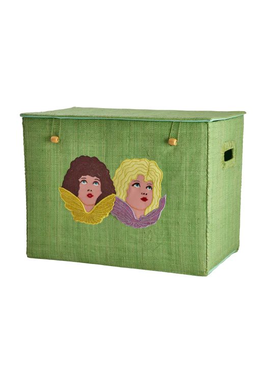 Raffia Storage Box - Angel - Large