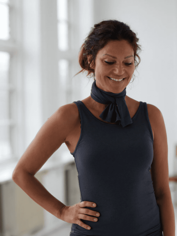Cashmere Scarf - Dark Grey Melange