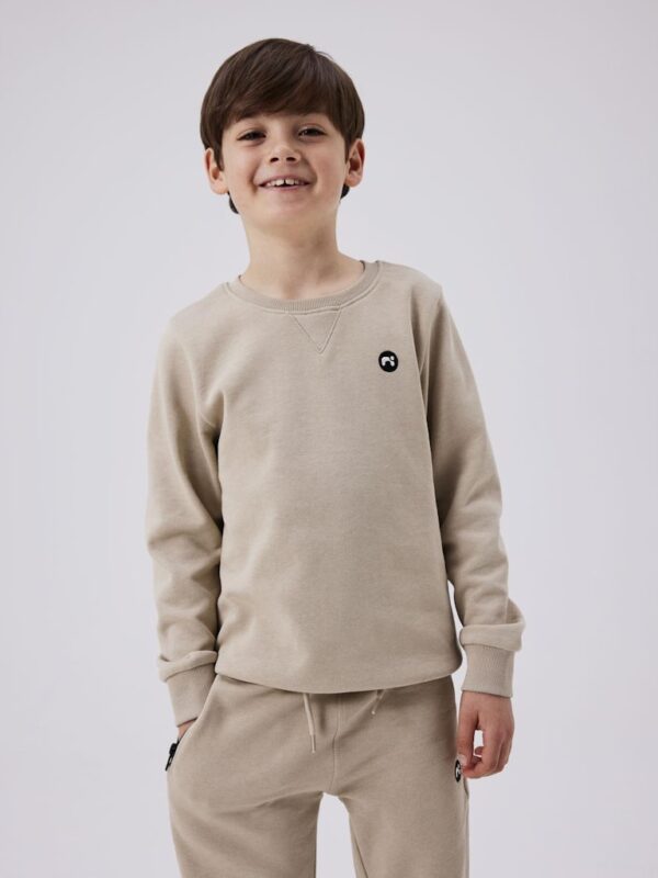 NKMVIMO LS SWEAT BRU NOOS