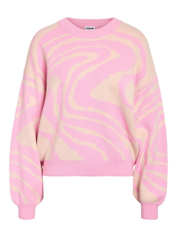 NMCHARLOTT L/S O-NECK KNIT FWD NOOS