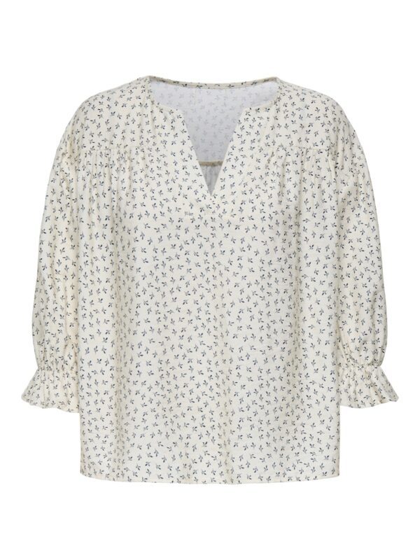 JDYSKY 3/4 V-NECK TOP WVN EXP