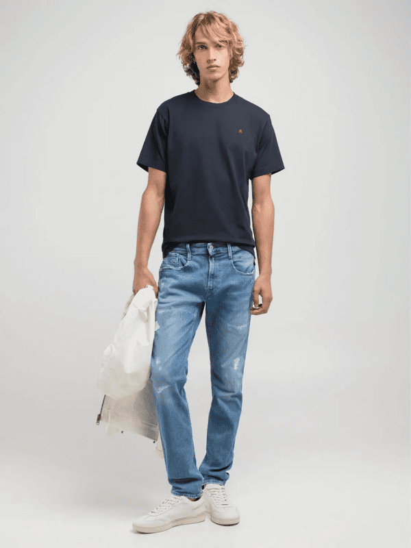 Anbass slim - Medium Blå