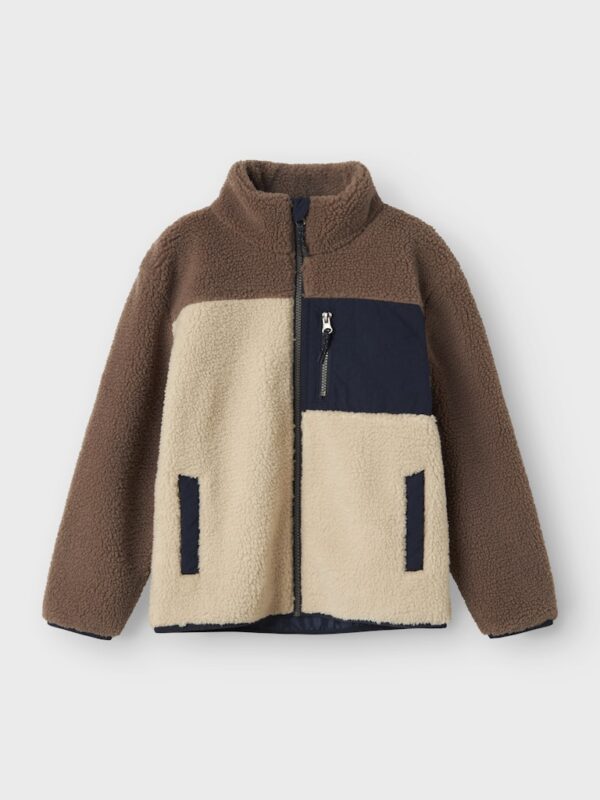 NKMMONICO TEDDY JACKET BLOCK