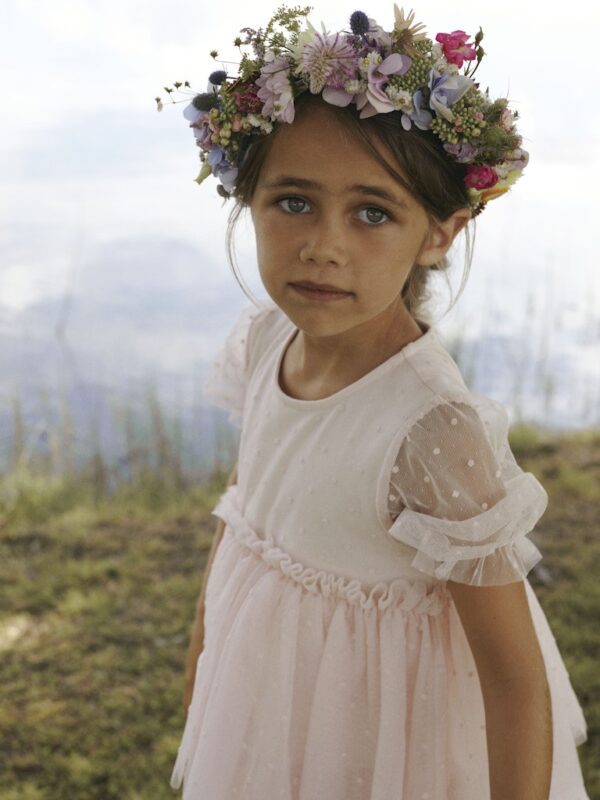 NMFFRILLA SS LOOSE TULLE DRESS