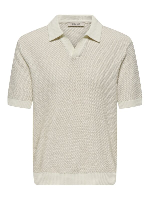 OnsAdrian Life Reg 7 SS Resort Polo Knit
