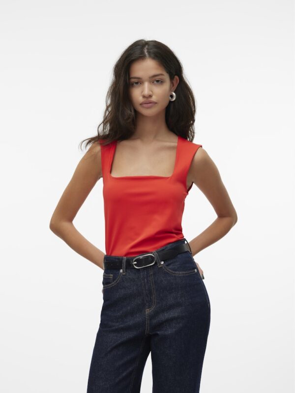 VMMILLION SL SQUARE NECK TOP JRS
