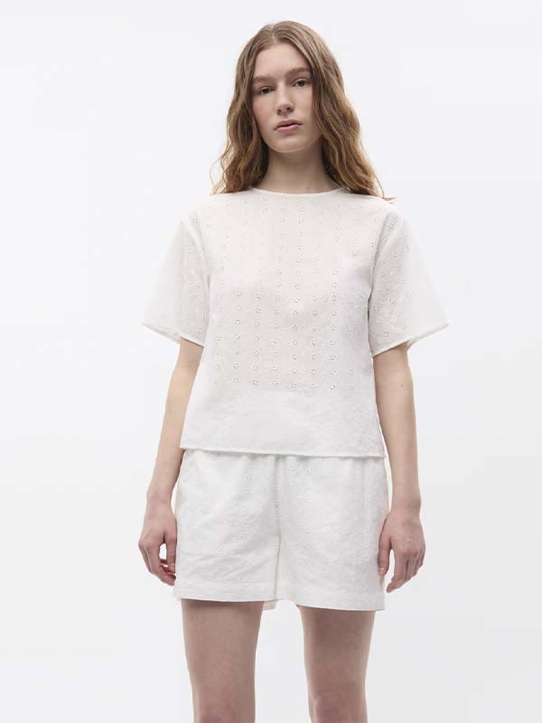 Enelisa SS Shirt EMB 7243