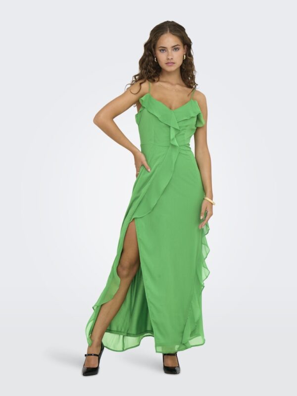 JDYBELLE S/L FRILL MAXI DRESS WVN