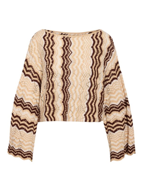NMDANIELLA L/S CROP KNIT