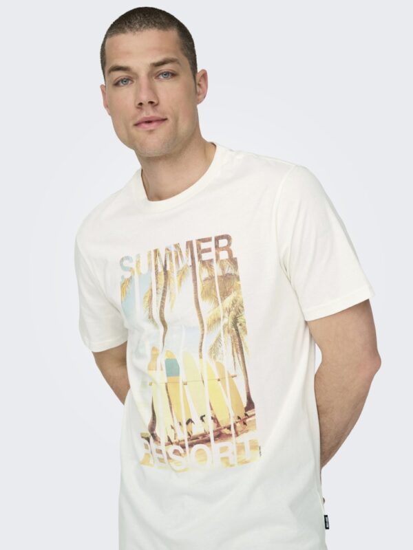 ONSMAGDY LIFE REG PHOTOPRINT SS TEE