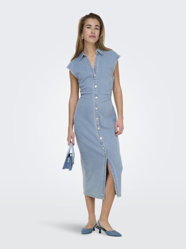 ONLBABE CAPSLEEVE MIDI DRESS DNM
