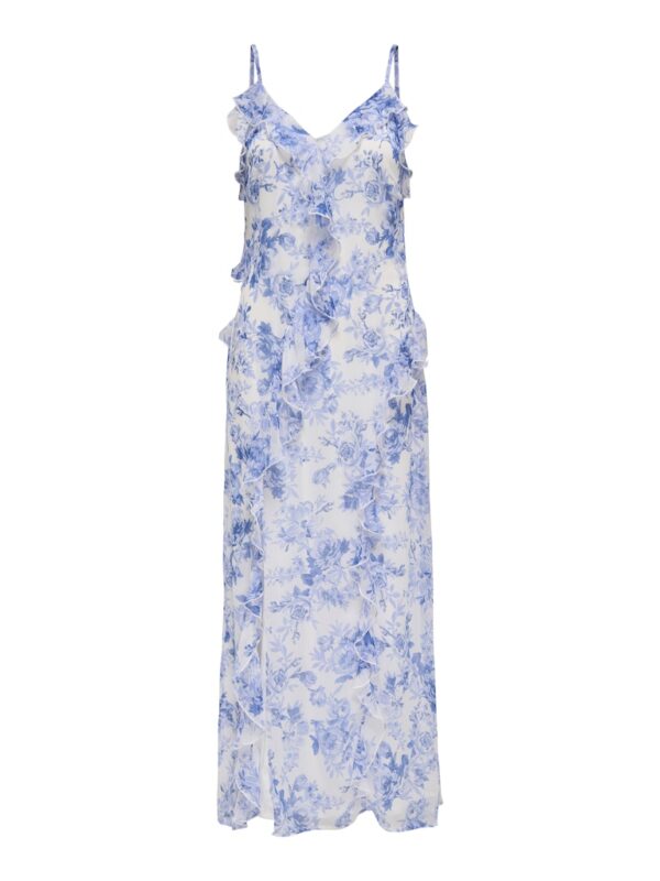 ONLMIRIAM LIFE S/L FRILL LONG DRESS PTM