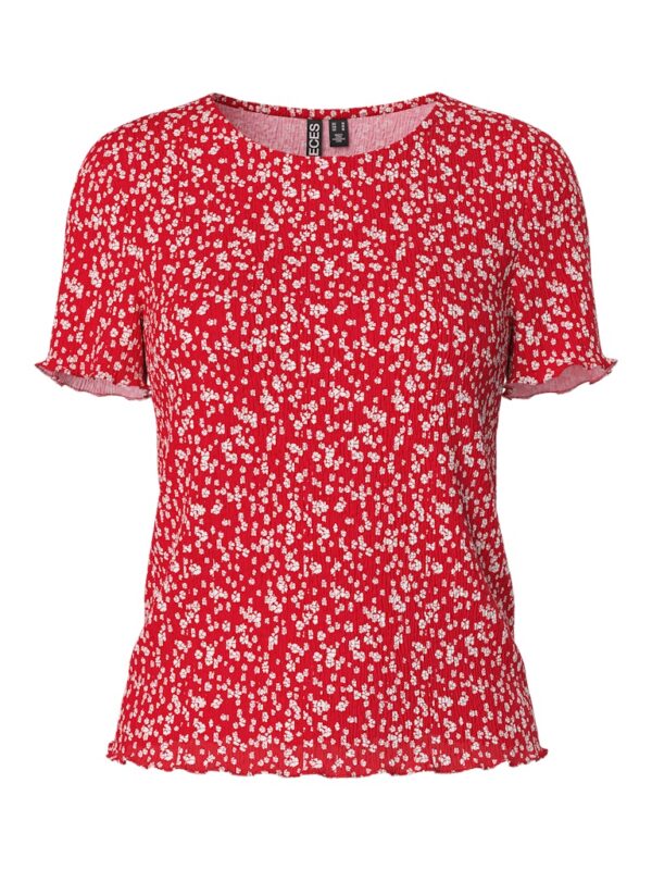PCFLORA SS O-NECK TOP JRS BC