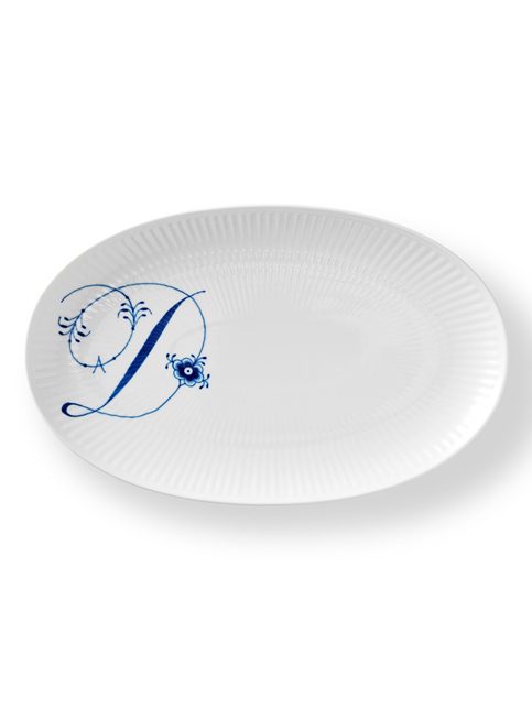 Alphabet tallerkur D 23cm