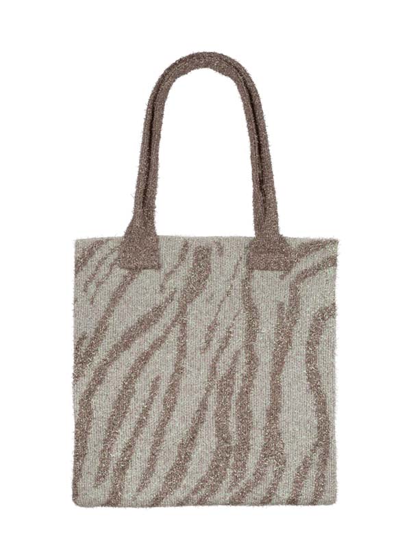 Zebra Glitter Bag