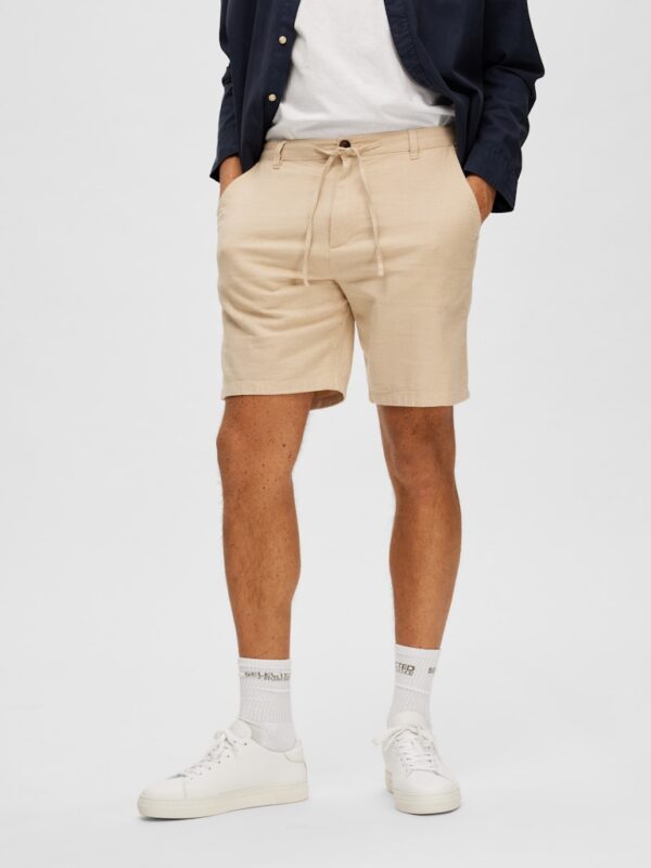 SLHREGULAR-BRODY LINEN BLD SHORTS