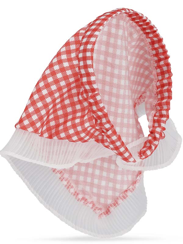 CHECKERED HEADBAND/HAIR SCARF