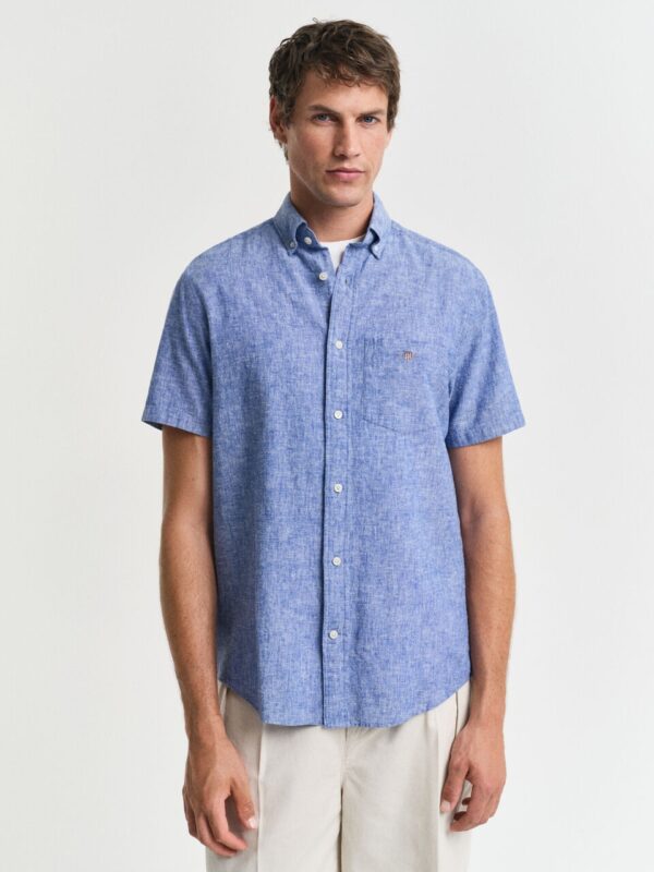 3250083 Reg Cotton Linen SS Shirt