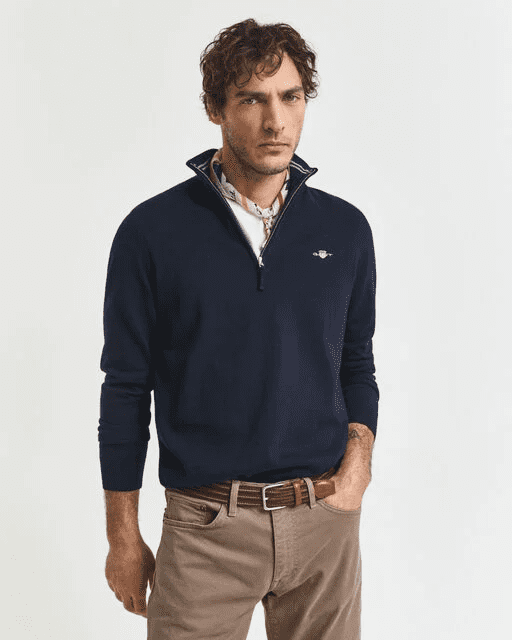 8030564 Classic Cotton Half Zip