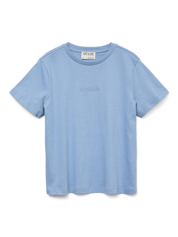 AWNAIMA KARMA SS O-NECK EMB T-SHIRT