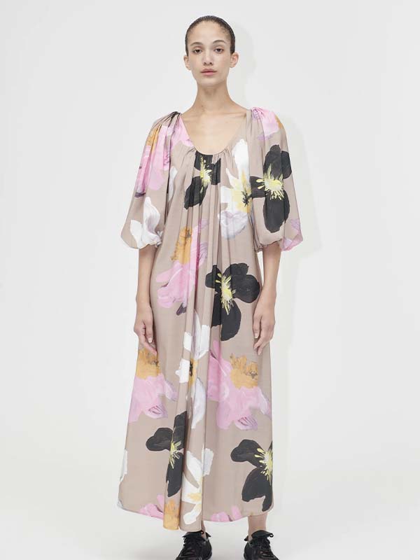 2070 Light Fluid Ecovero, Voluminous Puff Sleeve
