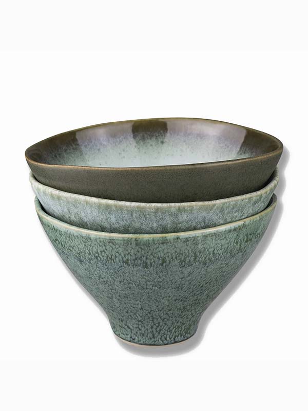 ELEMENTS bowl, medium, 3-pack - Green