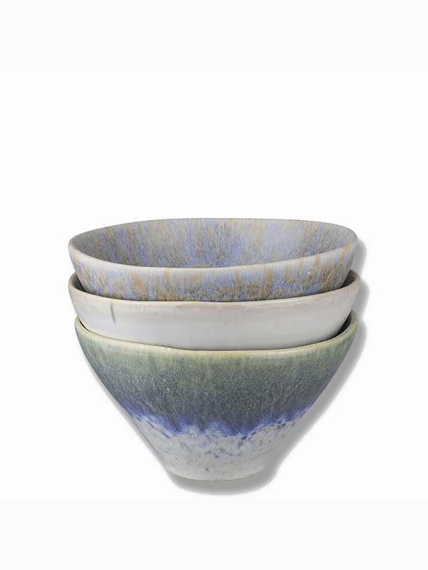 ELEMENTS bowl, small, 3-pack - Blue