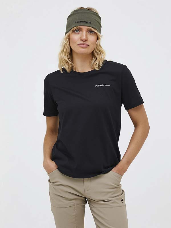 W Explore Logo Tee-BLACK